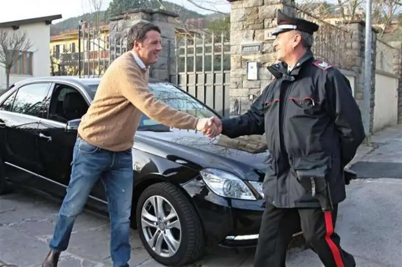 MATTEO RENZI CON MERCEDES