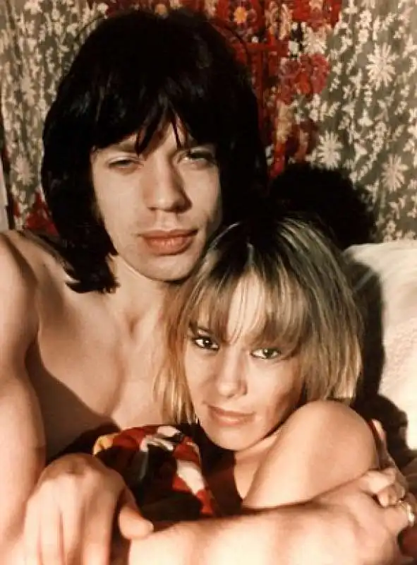 mick jagger e anita pallenberg