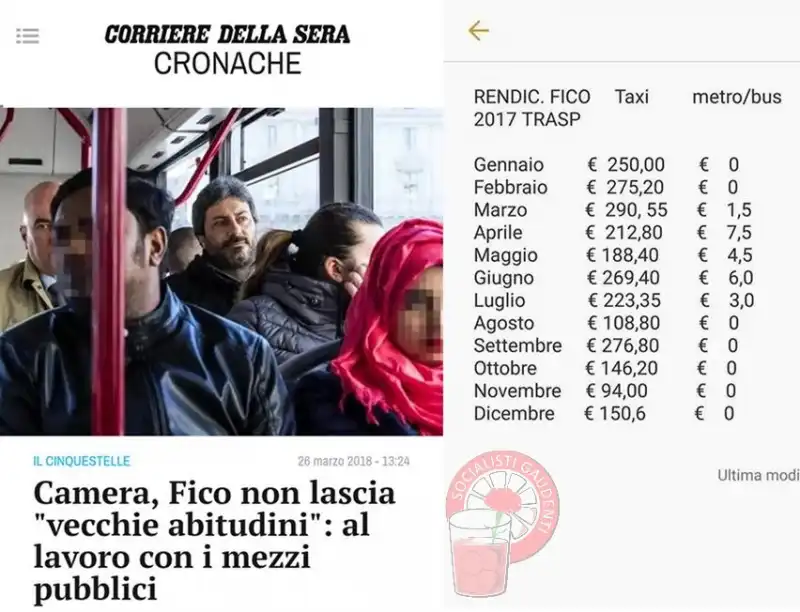 roberto fico al lavoro con il bus