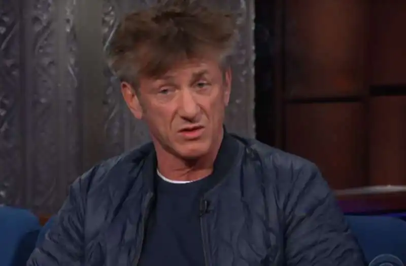 sean penn da stephen colbert 