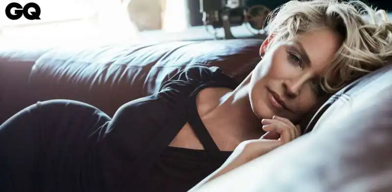 sharon stone gq