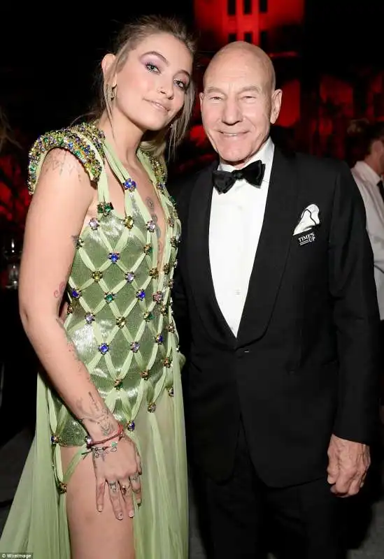 sir patrick stewart e paris jackson