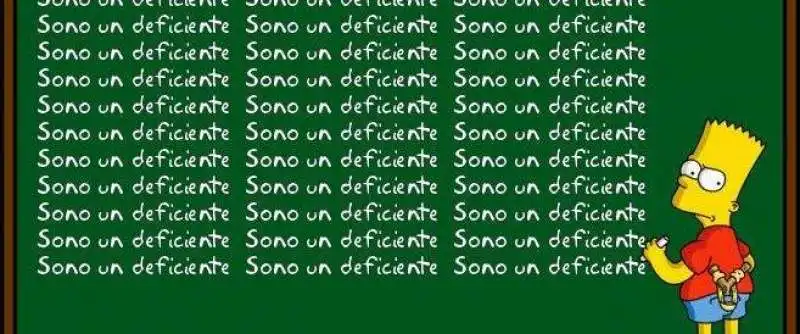 sono un deficente