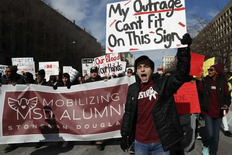 stati uniti   marcia degli studenti contro le armi  19