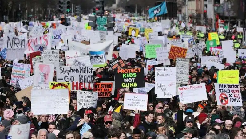 stati uniti   marcia degli studenti contro le armi  22