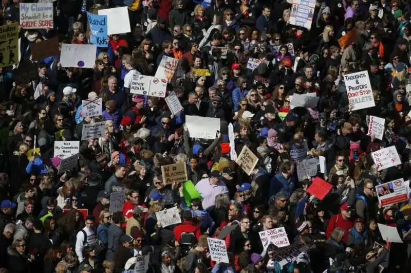 stati uniti   marcia degli studenti contro le armi  7