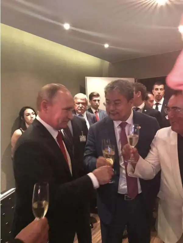 al bano brinda con putin