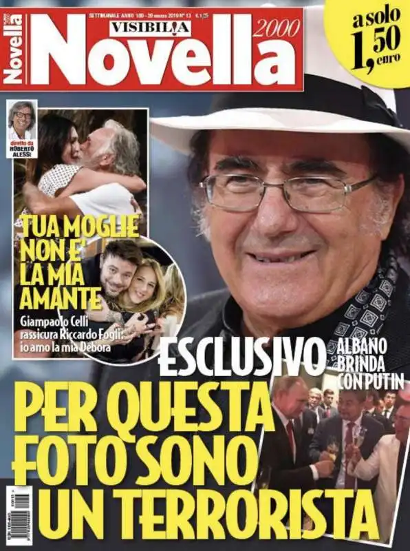 al bano foto con putin   novella 2000