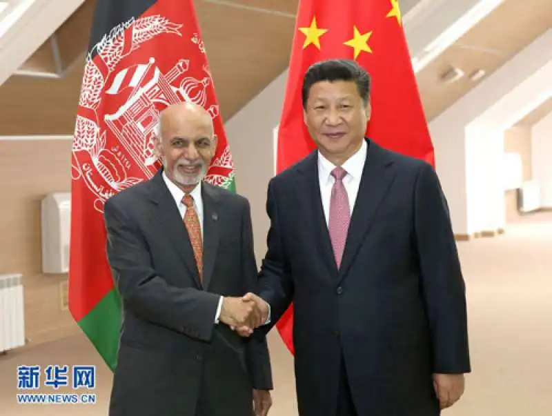 ASHRAF GHANI XI JINPING