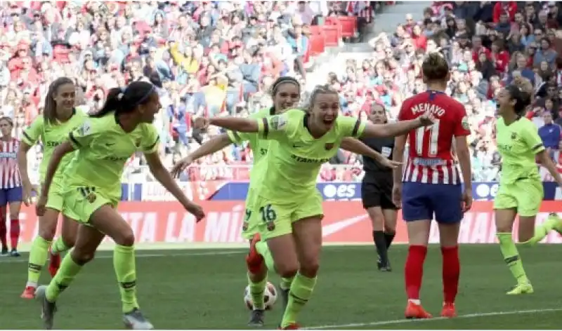 atletico madrid barcellona calcio femminile