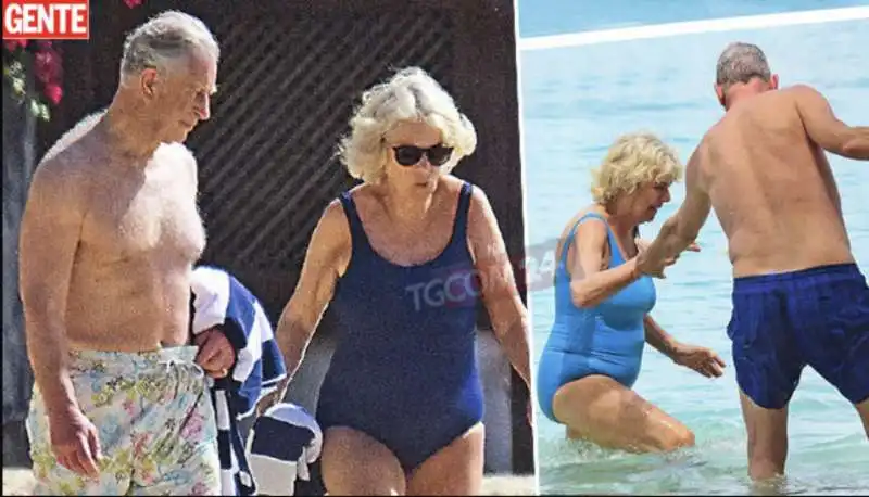 carlo e camilla al mare alle barbados 1