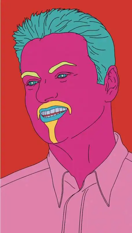 george michael ritratto da michael craig martin   the george michael collection