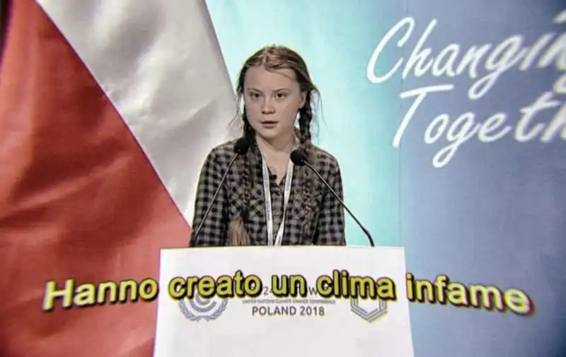 GRETA THUNBERG CLIMA INFAME MEME BY HIPSTER DEMOCRATICI