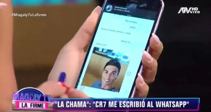 I MESSAGGI DI CRISTIANO RONALDO AD ALEXANDRA MENDEZ