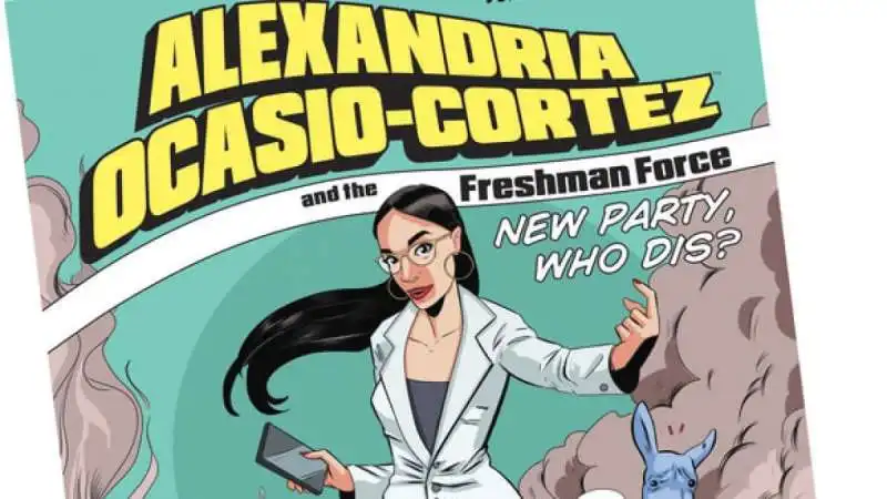 IL FUMETTO SU ALEXANDRA OCASIO CORTEZ 1