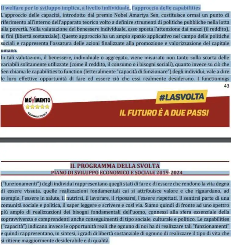 il programma elettorale del m5s in basilicata copiato