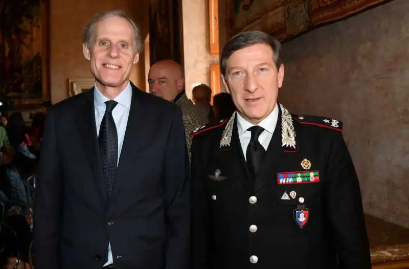 l ambasciatore christian masset con il generale fabrizio parrulli