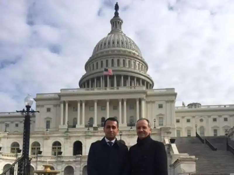 LUIGI DI MAIO A WASHINGTON CON L AMBASCIATORE VARRICCHIO 