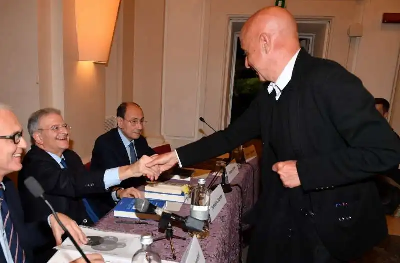 marco minniti saluta fabrizio cicchitto