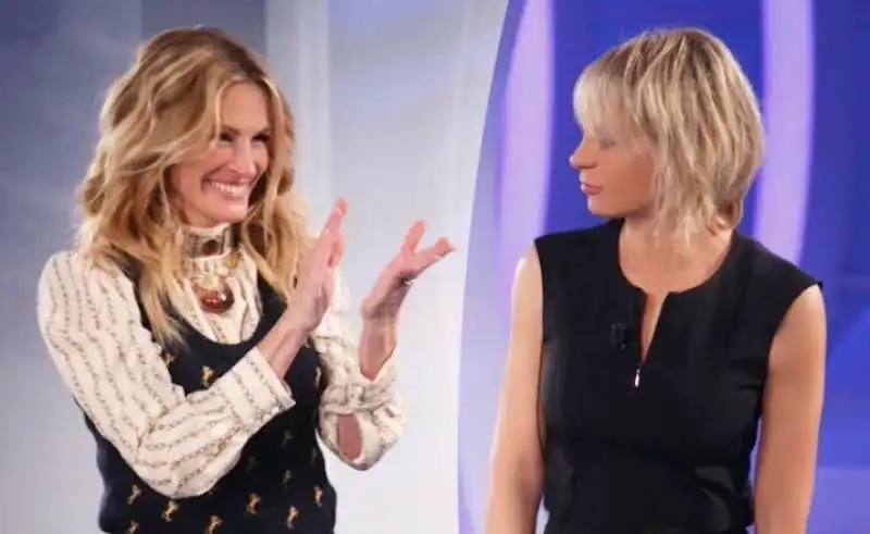 maria de filippi e julia roberts