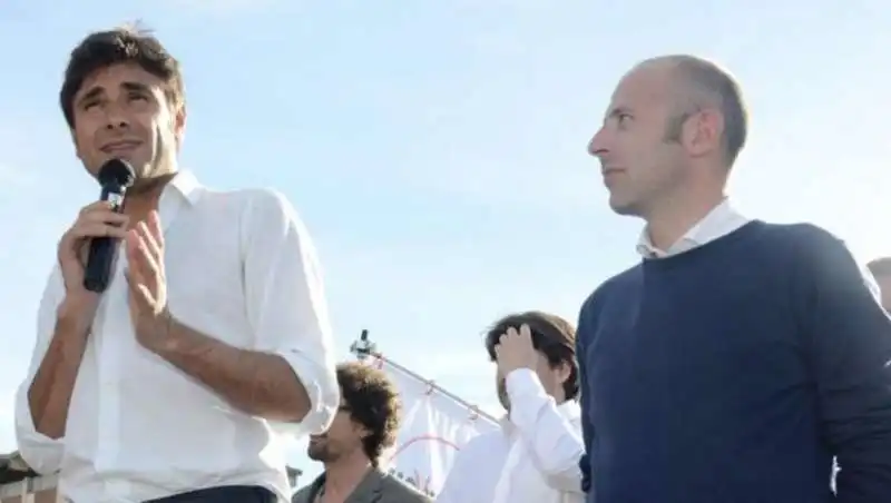 massimo casiraghi con alessandro di battista