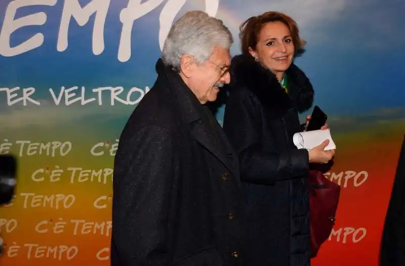 massimo d alema con la moglie linda giuva