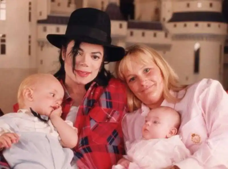 michael jackson, debbie rowe, paris e prince 1