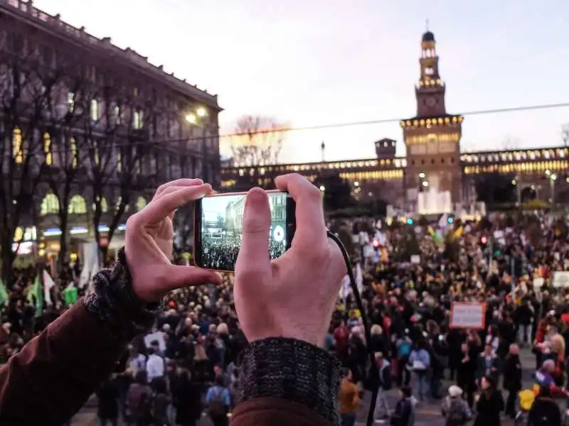 milano   corteo per l'ambiente   fridaysforfuture 30