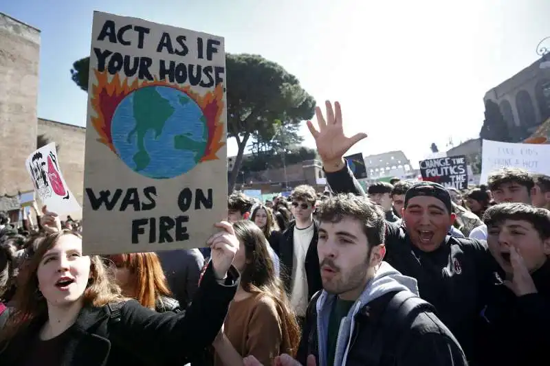 roma   corteo per l'ambiente   fridaysforfuture 15