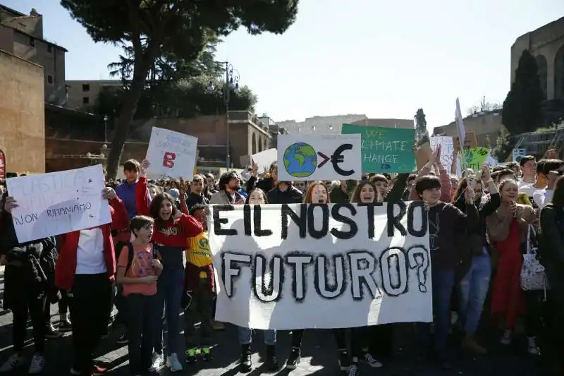 roma   corteo per l'ambiente   fridaysforfuture 16