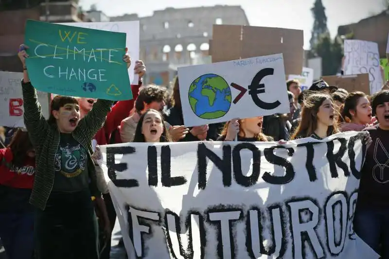 roma   corteo per l'ambiente   fridaysforfuture 17