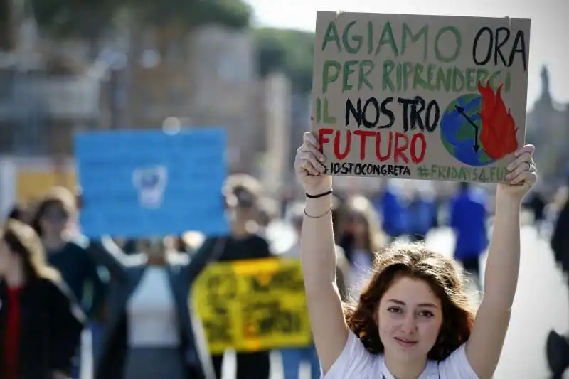 roma   corteo per l'ambiente   fridaysforfuture 3