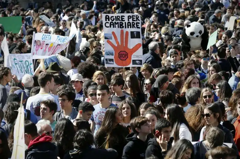 roma   corteo per l'ambiente   fridaysforfuture 33