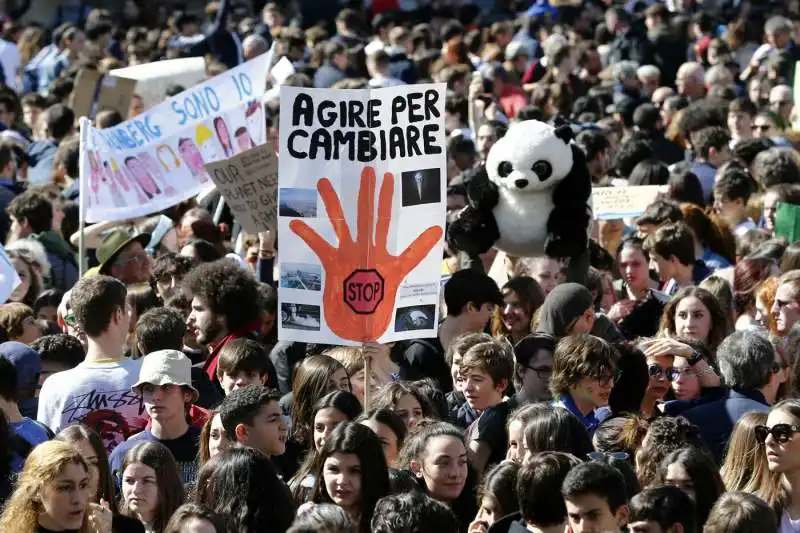 roma   corteo per l'ambiente   fridaysforfuture 34