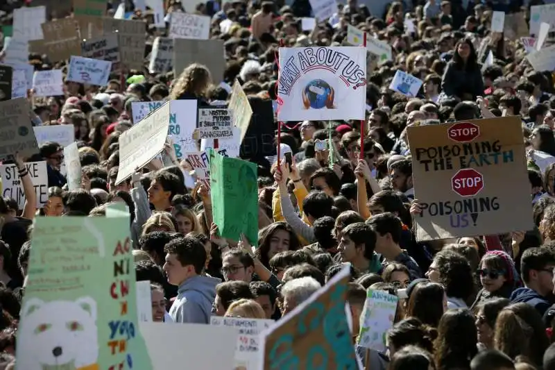 roma   corteo per l'ambiente   fridaysforfuture 35