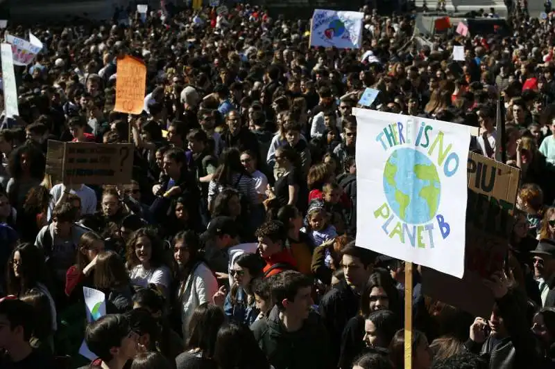 roma   corteo per l'ambiente   fridaysforfuture 36