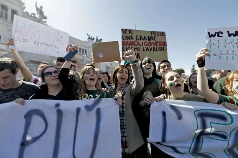 roma   corteo per l'ambiente   fridaysforfuture 46