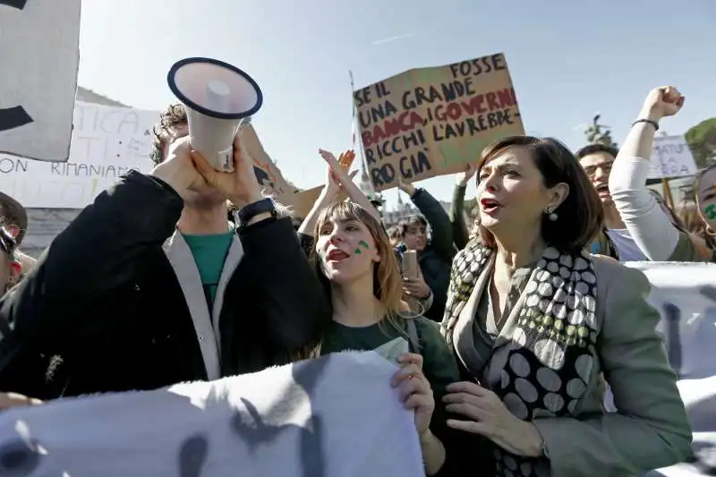 roma   corteo per l'ambiente   fridaysforfuture 48