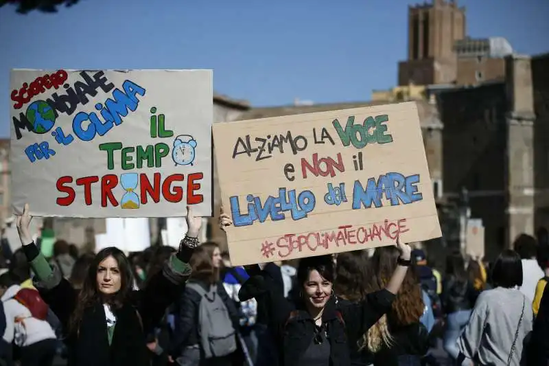 roma   corteo per l'ambiente   fridaysforfuture 7