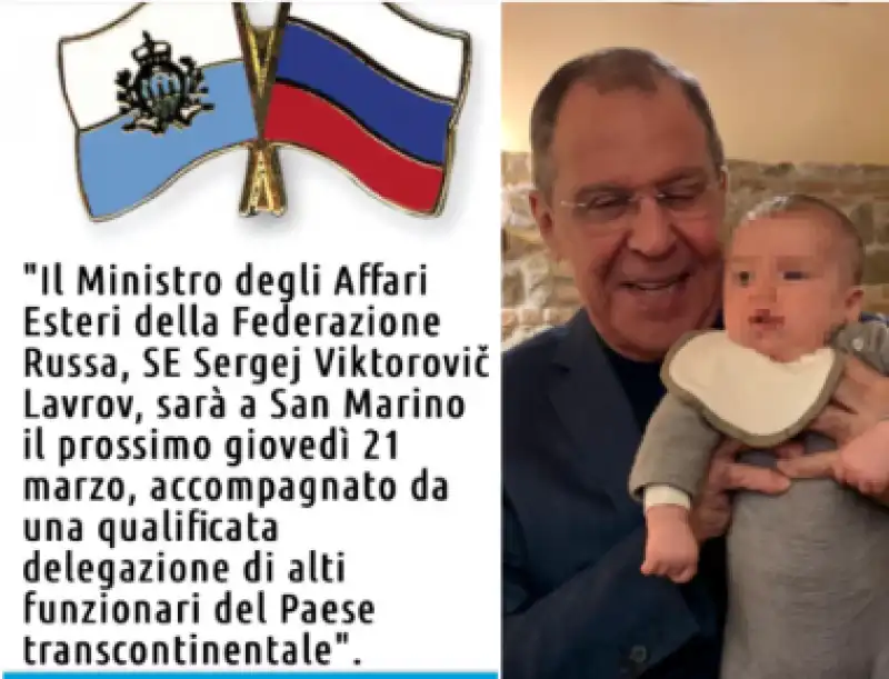 SERGEJ LAVROV A SAN MARINO