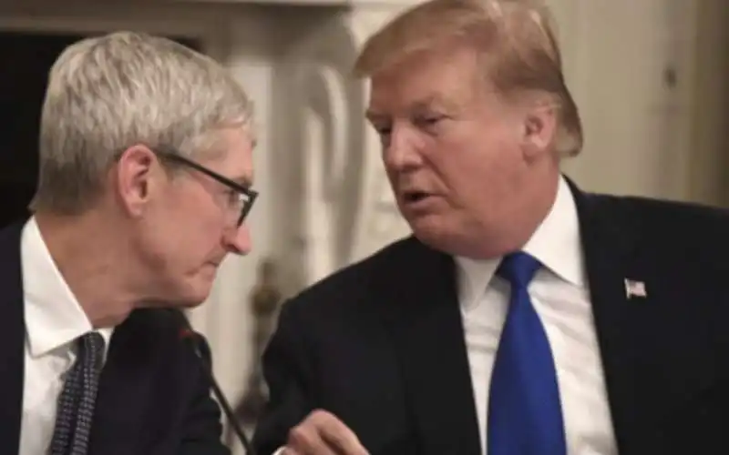 tim cook donald trump 2