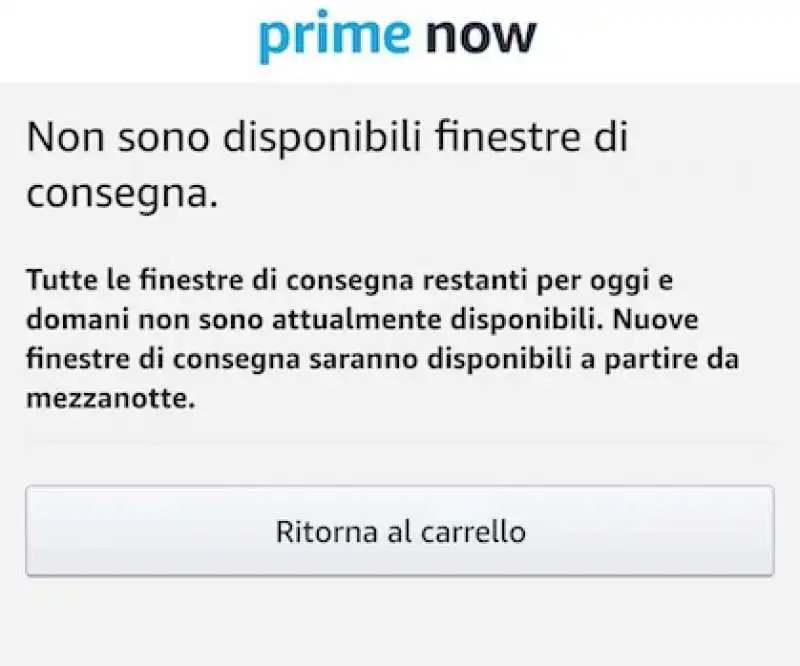 amazon prime now niente spesa a casa 