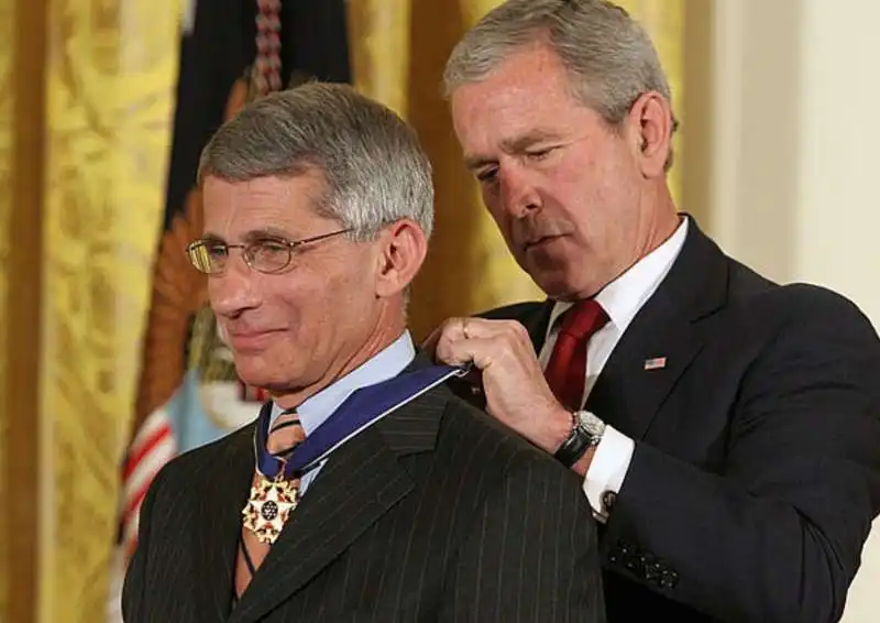 anthony fauci e george w bush