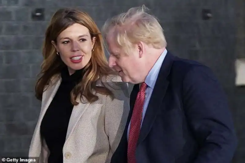 boris johnson e carrie symonds