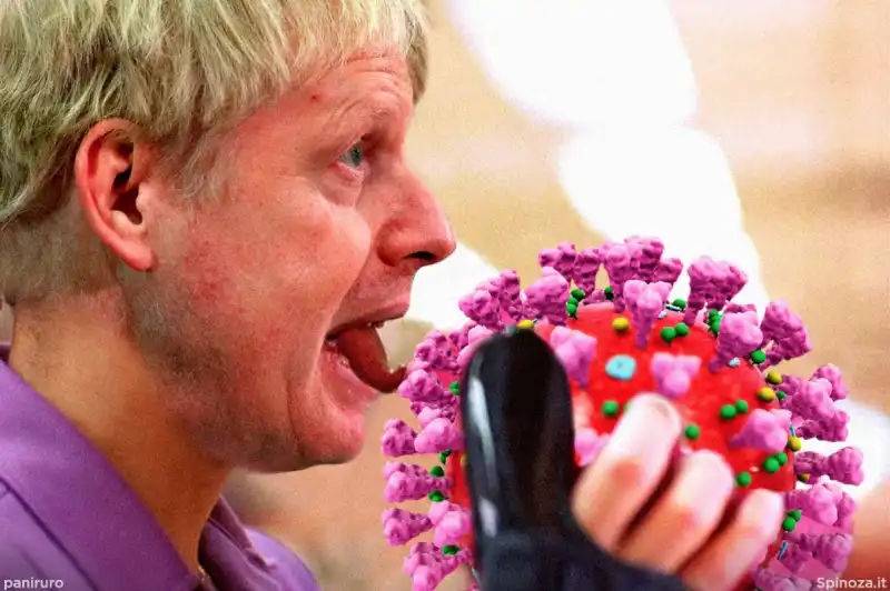 Boris Johnson e il Coronavirus by paniruro/spinoza