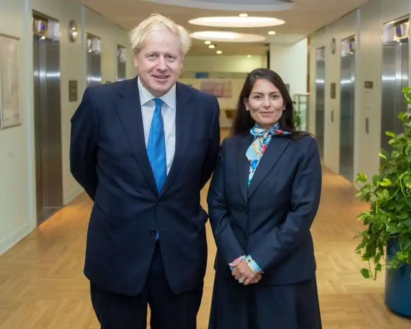 boris johnson priti patel