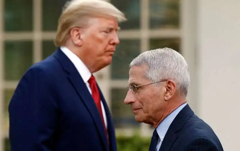 donald trump e anthony fauci