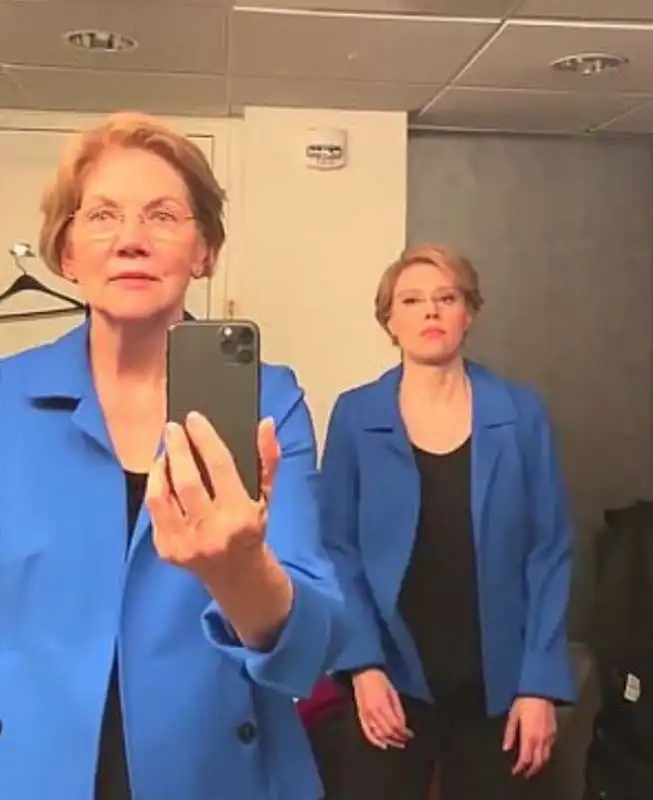 elizabeth warren e kate mckinnon 1