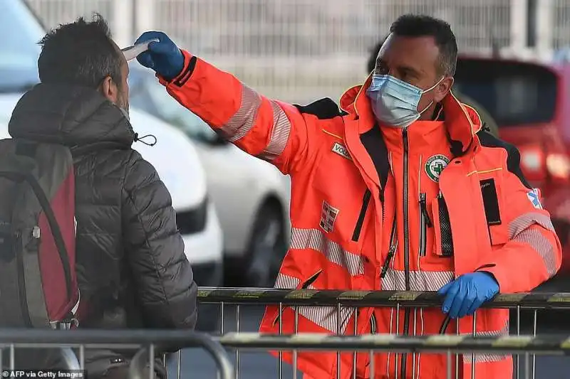 emergenza coronavirus  controlli juventus stadium