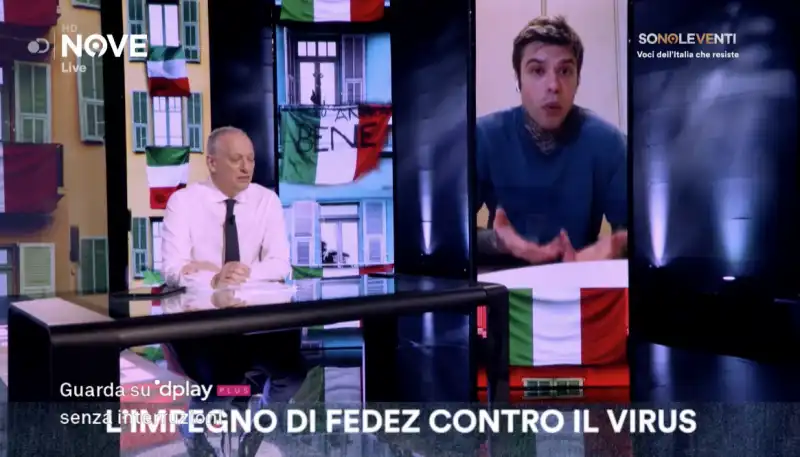 fedez ospite di peter gomez a sono le venti